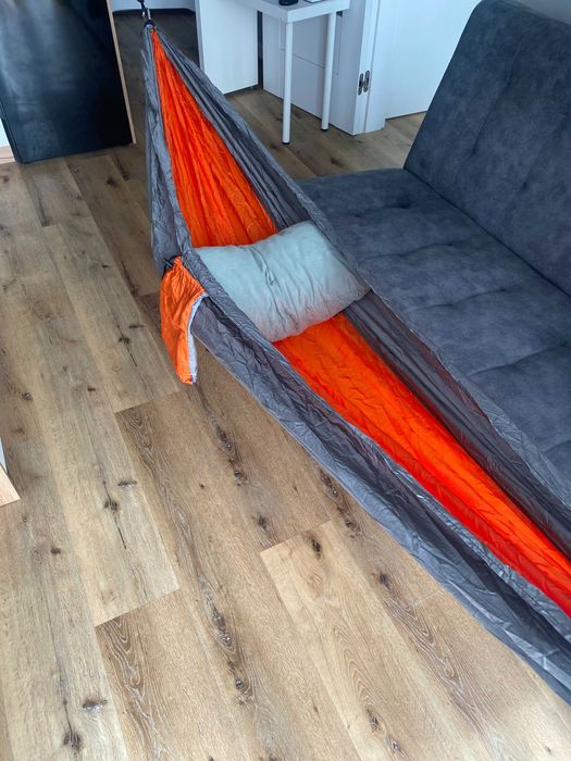 Nowy hamak turystyczny 270×140 cm – lekki i wygodny