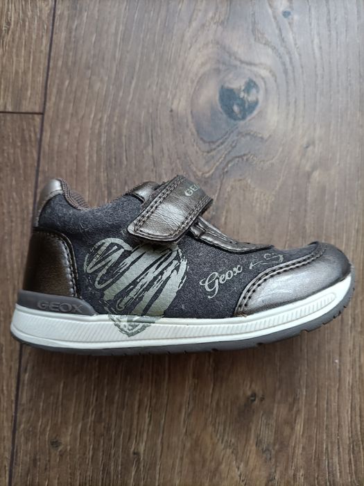 Buty Geox respira 23 szaro-srebrne