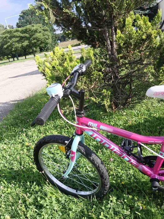 Jak NOWY ROWER INDIANA dla dziewczynki różowy 20 cali