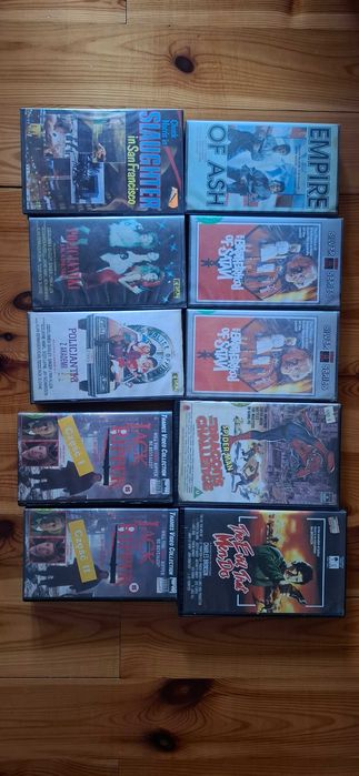 Kasety vhs różne filmy 10szt.