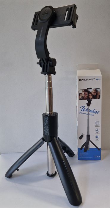 Borofone Uchwyt Selfie BY13 Nube bluetooth ze statywem i pilotem
