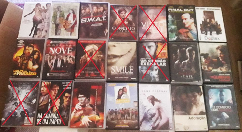 DVD's - Vários - como novos