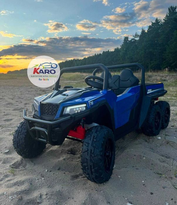 Pojazd na akumulator Farmer truck 6 kół 800W 4x4 auto dla dzieci LED