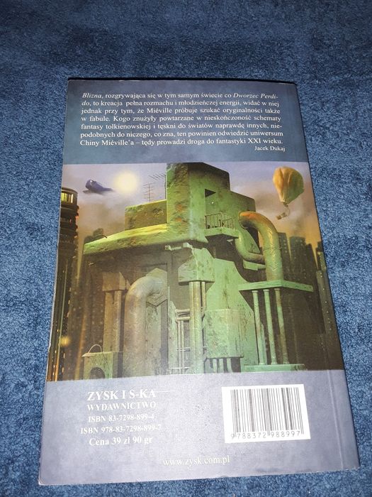 Blizna China mievvlle powieść science fiction fantastyka