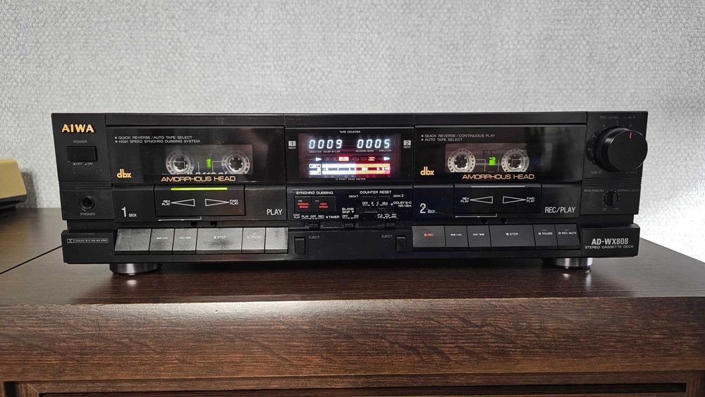 Magnetofon Deck AIWA AD-WX808 OKAZJA.