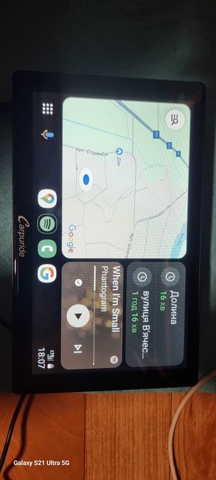 Екран сенсорний магнітола carpuride W901 Android Auto Apple CarPlay