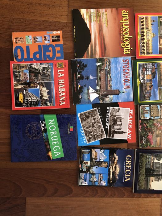 Livros arte e viagens Venice, Praga, La Habana, Louvre, Roma