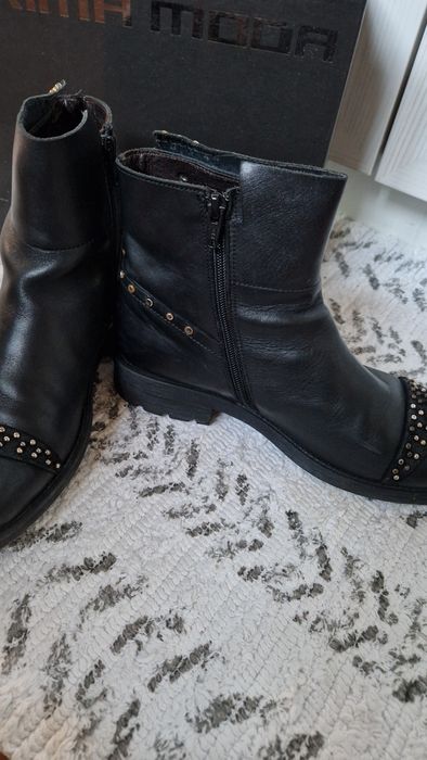 Botki skóra Prima Moda