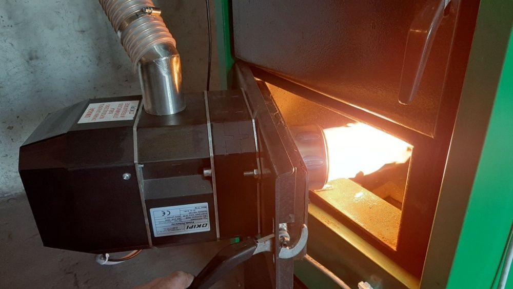 palnik na pellet pelety kipi obrotowy 16 kW rotary samoczyszczący kV