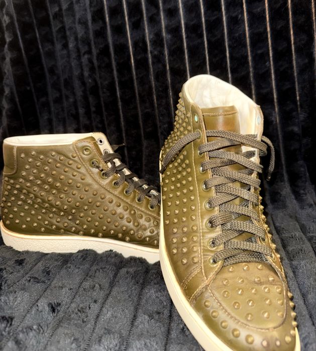 Оригінальні шкіряні кросівки Gucci з шипами, преміум модель