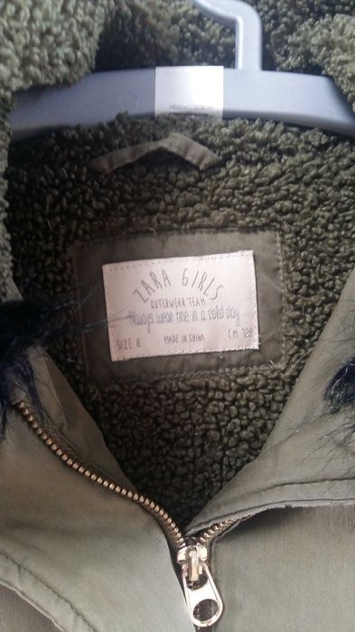Zara parka rozm 128