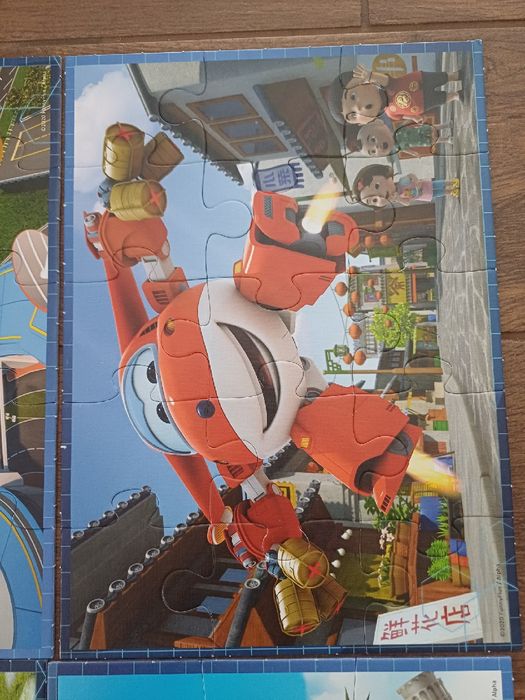 Puzzle Trefl 4w1 Super Wings kompletne