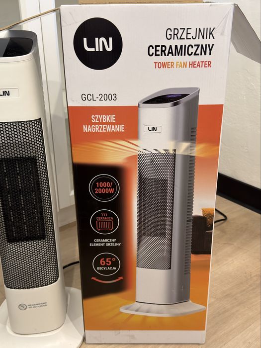 Grzejnik elektryczny ceramiczny LIN 1000/2000W