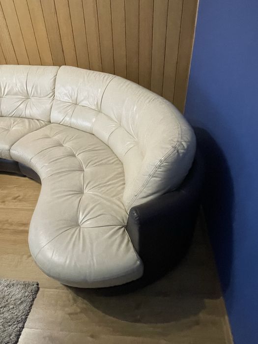 Piekna sofa- SKÓRA NATURALNA ~3m