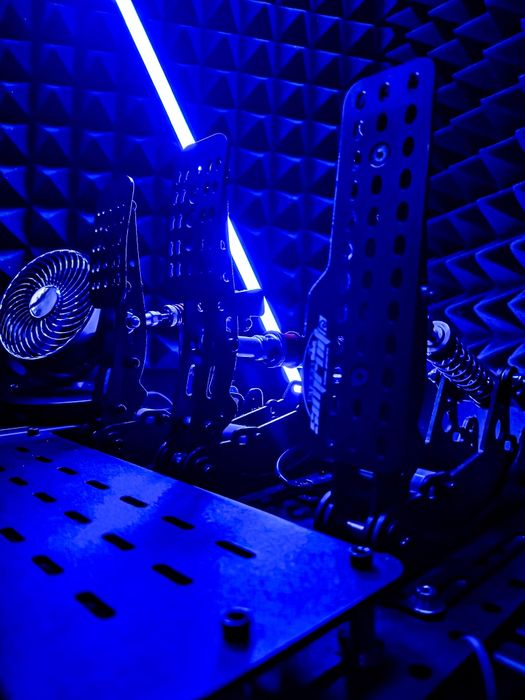 SimRuito Sim Racing Pedały Kokpit Metal PC 200 kg Ogniwo ładunkowe DE.