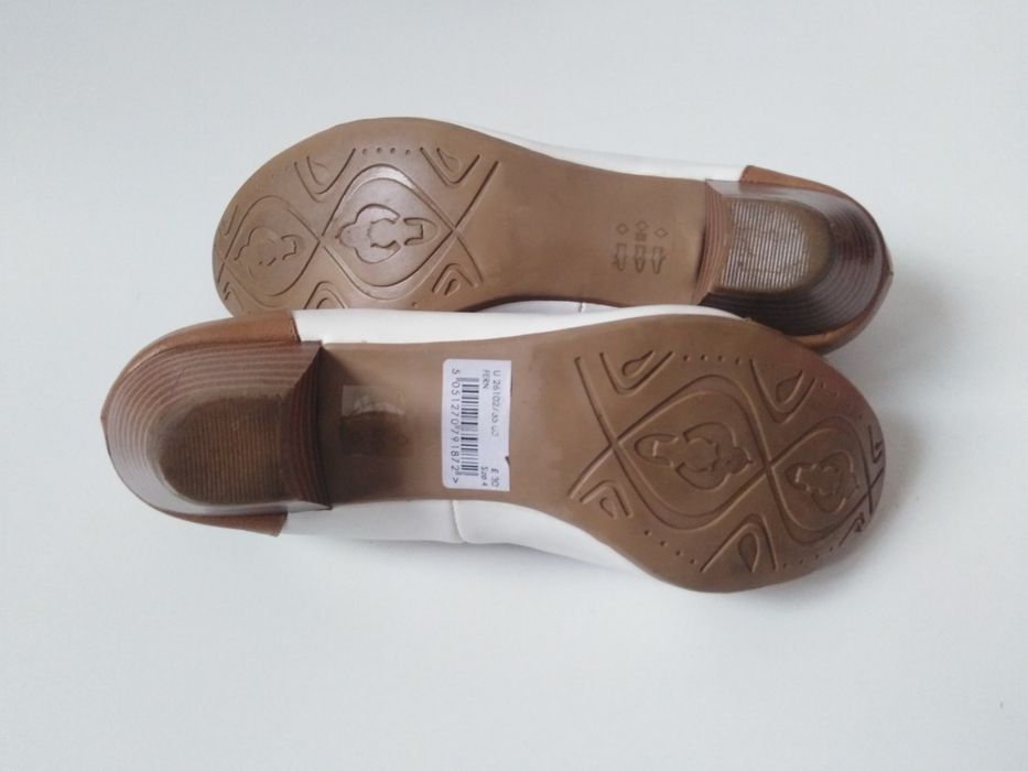 Buty biało brązowe rozm. 37
