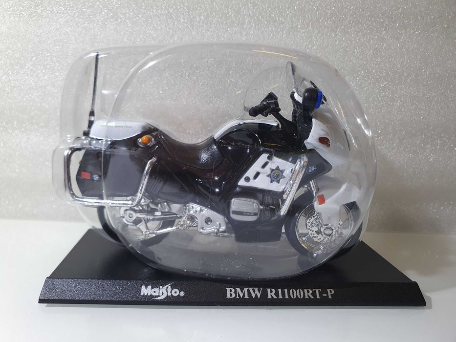 Antiga Miniatura 1/18 ~ "BMW R1100RT-P" ~ Highway Patrol ~ Maisto