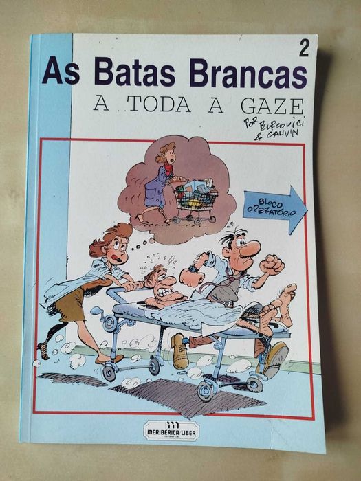 Album bd As batas brancas a toda a gaze