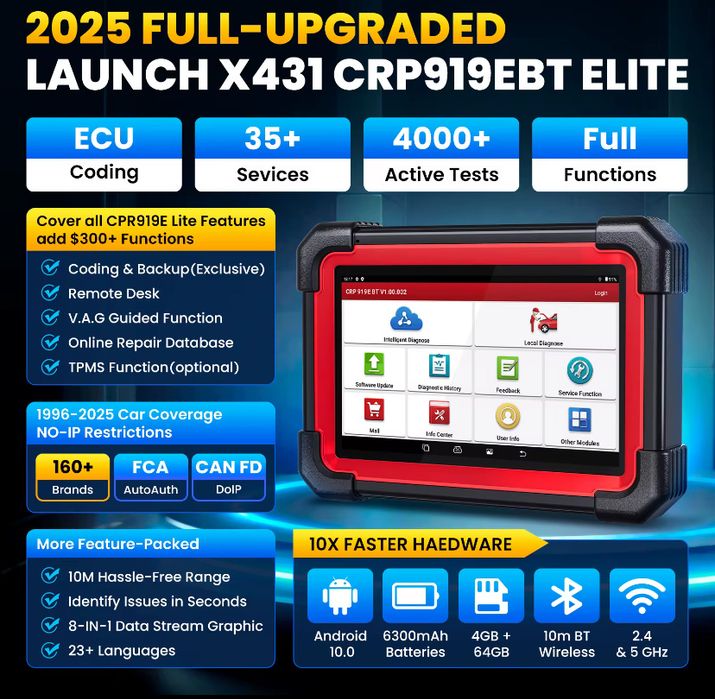 Scanner Launch X431 PRO Universal