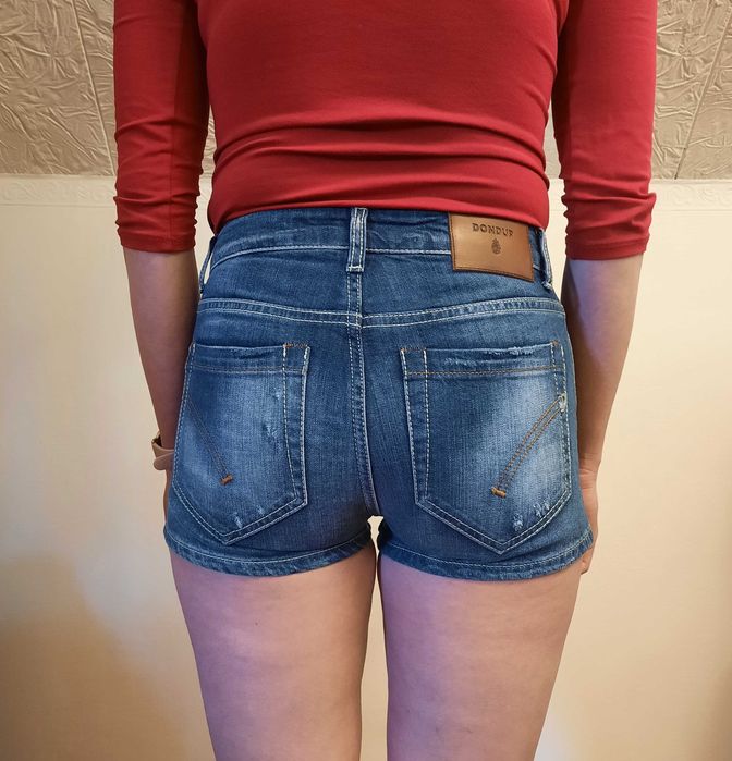 Szorty typu jeans spodenki jeansowe Dondup rozmiar 26 orientacyjnie S