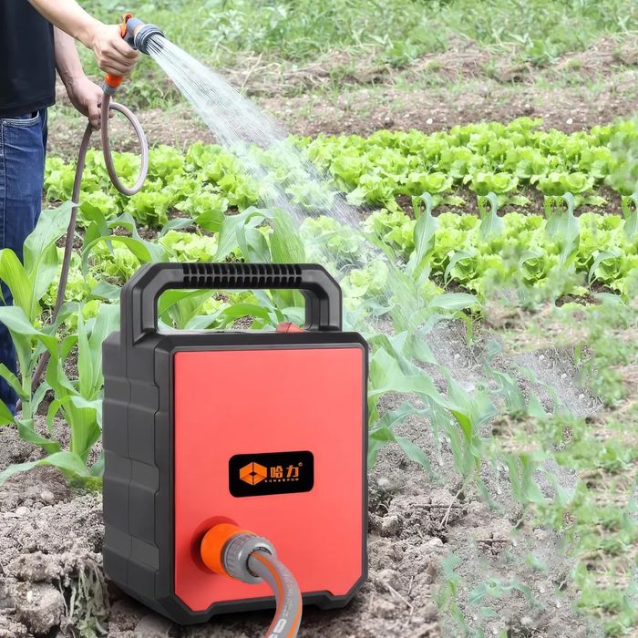 Аккумуляторная помпа для воды с, распылителем и шлангом