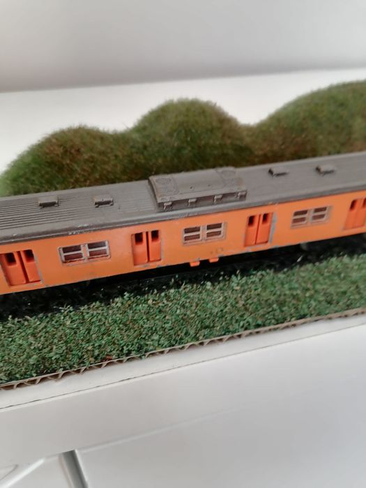 Diorama h0 wagon motorowy