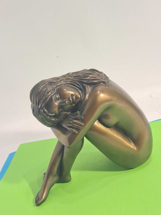 Статуэтка, Фигурка, Девушка, бронзовая, Европа, Англия