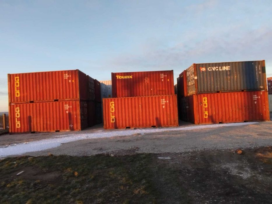 Kontener magazynowy 20DV/DC (6 m) używany - Transport Cała Polska