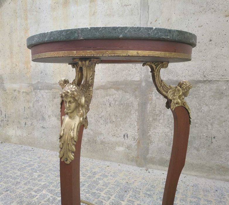 Mesa guéridon Império em mogno séc. XIX/XX