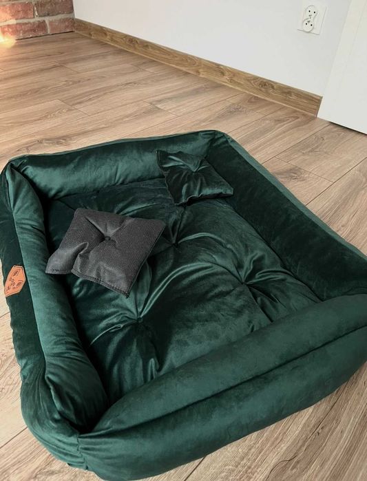 Legowisko welurowe dla psa NOWE 70x60 premium dogbed wodoodporne pies