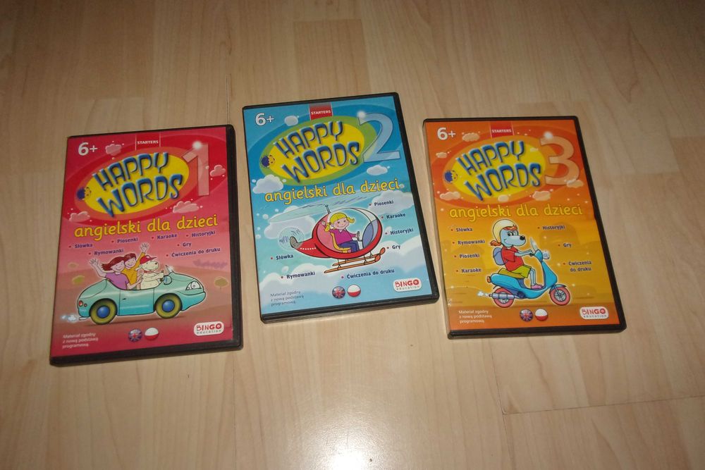happy words angielski dla dzieci 6 + cz 1- 3