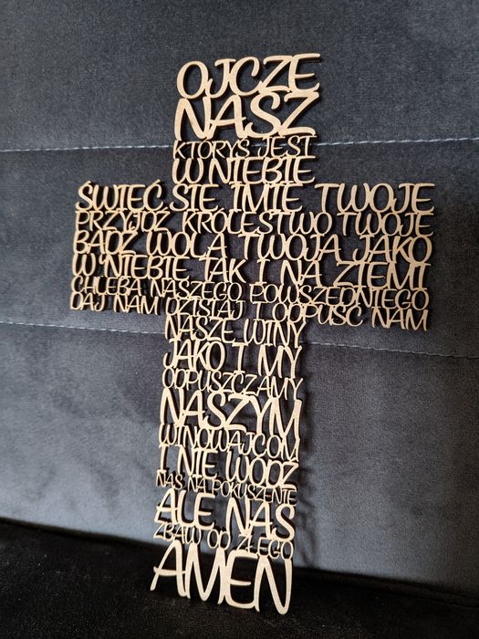 Krzyż ze słów modlitwy Ojcze Nasz