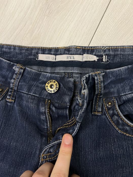 Джинсы низкая средняя талия клеш bootcut flared винтаж 2000s 90s 38 40