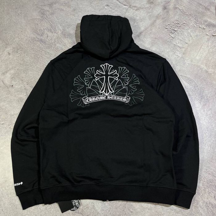 Chrome Hearts Zip-Up Hoodie Розмір: L