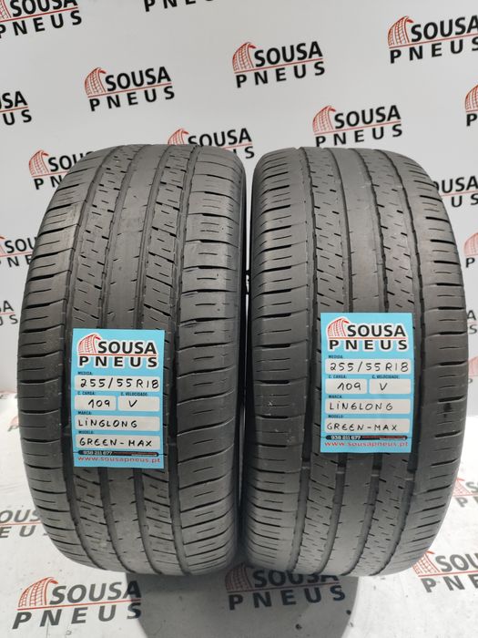 2 pneus semi novos 225-55R18 - Oferta dos portes