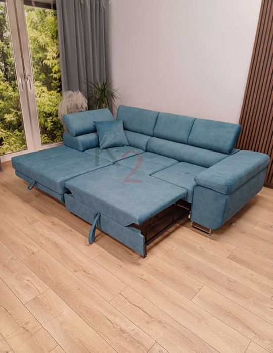 Narożnik ARTEON Mini POD WYMIAR Sofa USB Kanapa Łóżko Rogówka + GRATIS