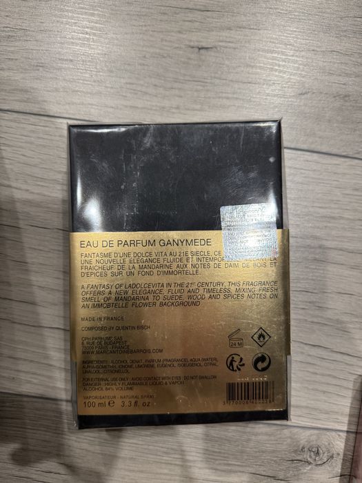 Perfum Ganymede Marc-Antoine BARROIS 100ml