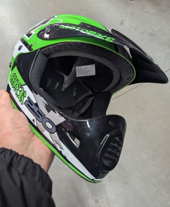 Дитячий мотоциклетний шолом MRX 250, model SK-506F,   розмір 48-54F