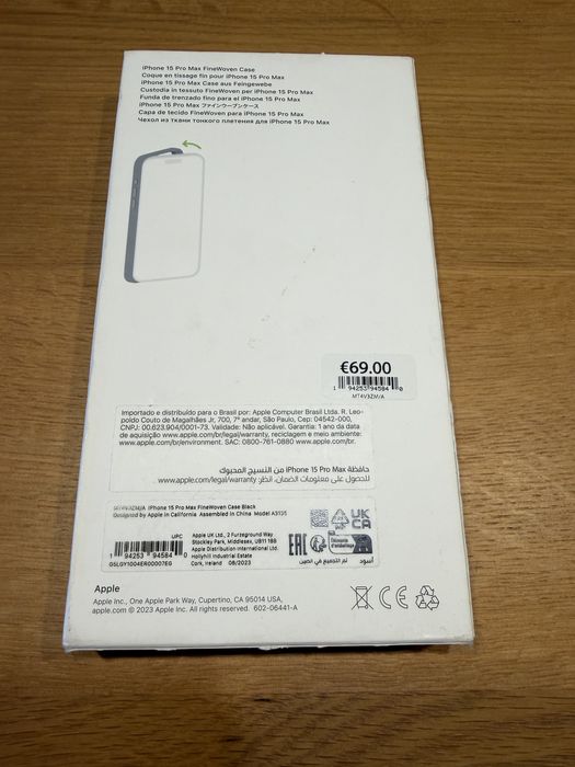iPhone 15 Pro Max FineWoven Case MagSafe Nowa obudowa