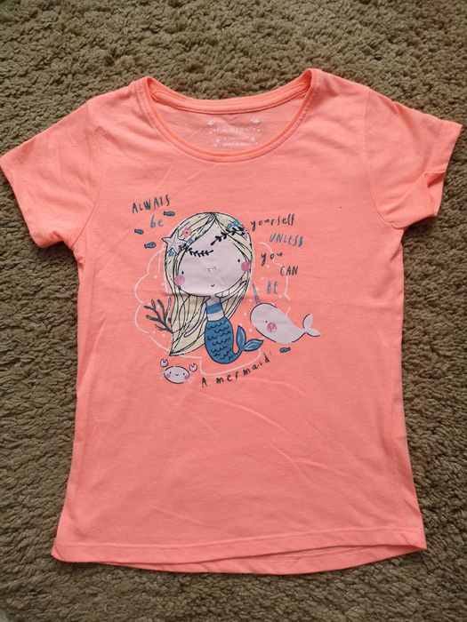 Bluzka roz 122 koszulka syrenka