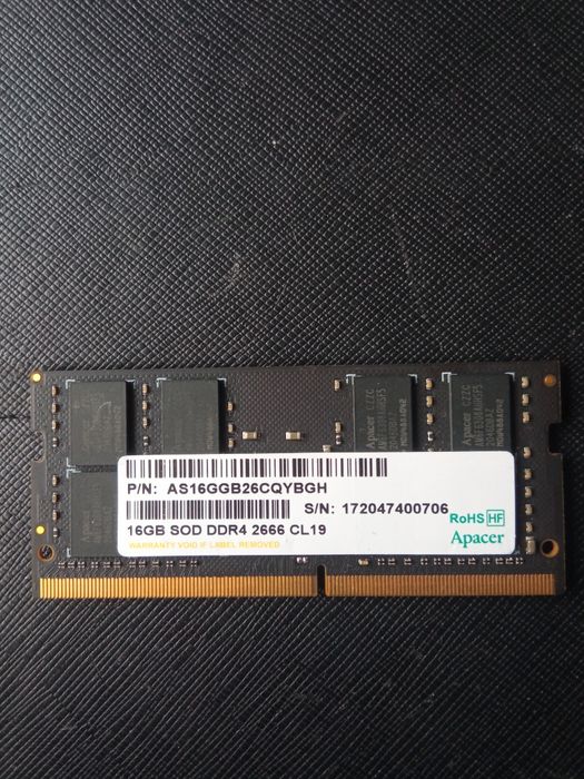 Оперативна пам'ять ноутбука 16Gb DDR4