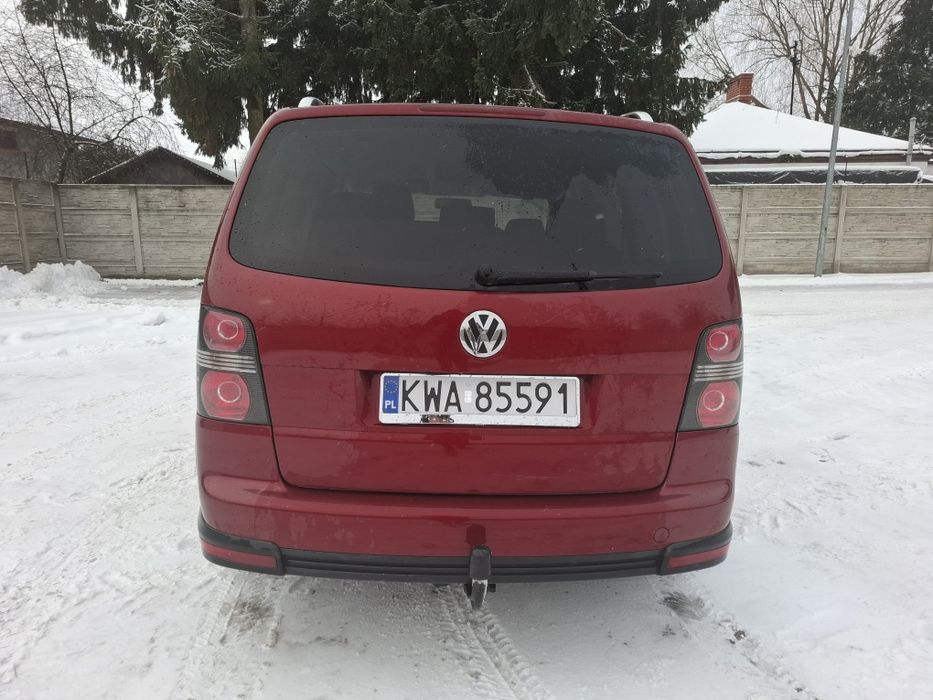 VW Cross Touran FL 2,0 TDI Nowa dwumasa Długie opłaty Navi Hak Zadbany