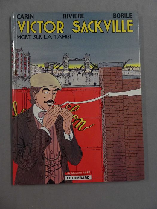Livro BD Banda Desenhada em francês Victor Sackville Mort Sur La Tamise - Le Lombard (capa dura)