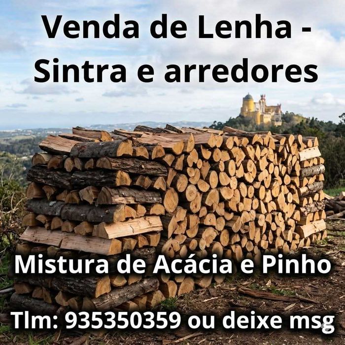 Venda de Lenha Seca | Zona Sintra