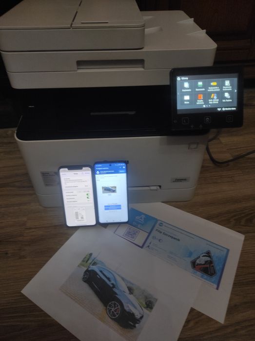 iPhone WiFi kolor drukarka laserowa 3w1 wielofunkcyjna duplex Canon