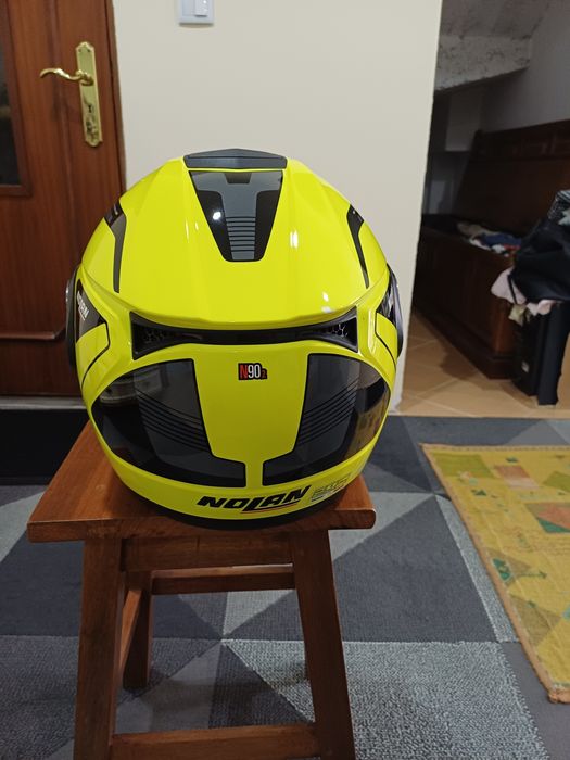 Capacete modular motard em ótimo estado