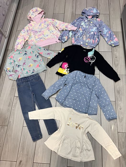 Куртка вітровка,худі,світшот,рубашка,реглан,лосіни 116-122 р.