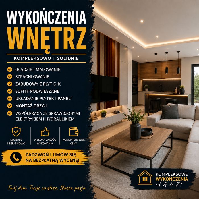 Uslugi remontowe , malowanie, szpachlowanie, glazura itp