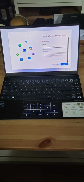 Laptop ASUS ZenBook UX325E 13,3" OLED FHD Core I5 RAM 16 SSD 512 Stan Perfekcyjny Jak Nowy
