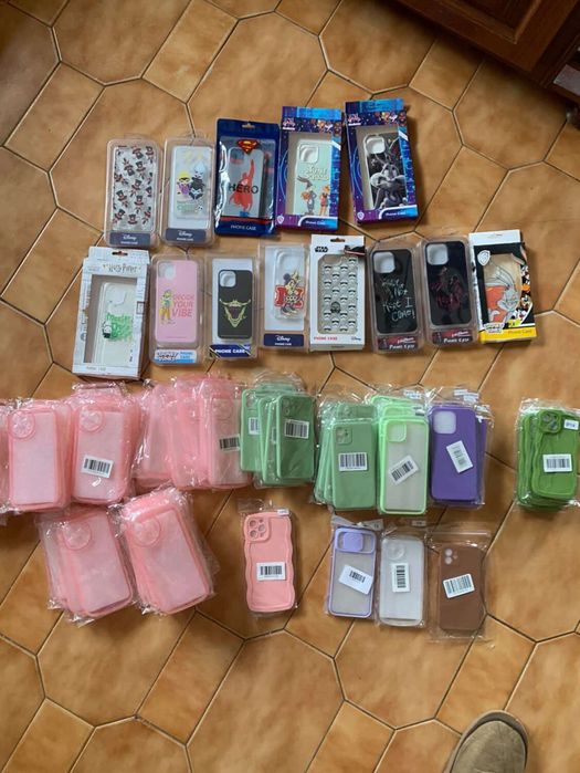 Lote de capas para iphone